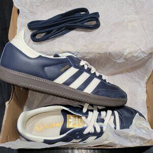 Adidas Samba Men's Size 9.5 / Women's Size 10.5 Originals Blue Navy Gum Sneakers